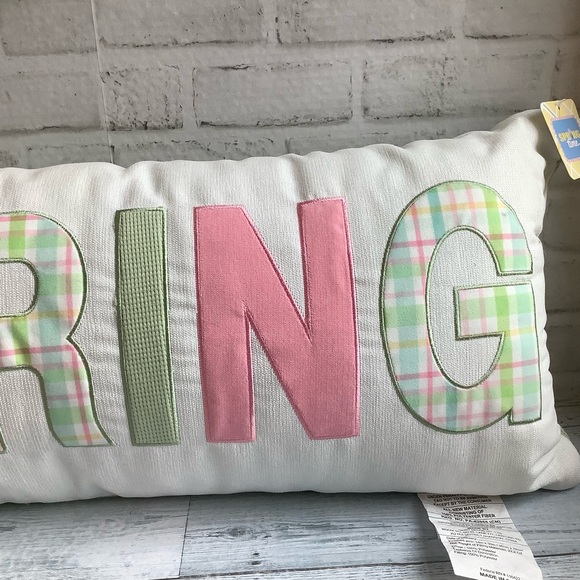 Spring Time Pastel Spring Pillow - Picture 3 of 4